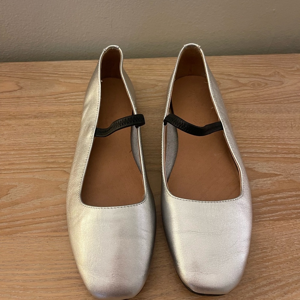 Madewell Silver Women's Ballet Flats